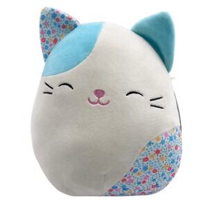 Squishmallows 8" Kesla the Cat Floral Spring Plush NEW